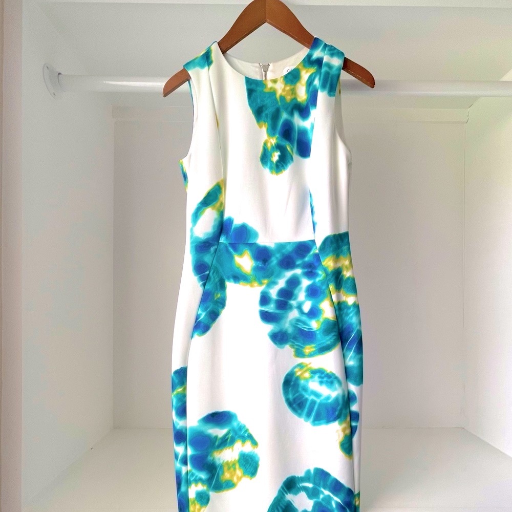 ✨NWT✨ Calvin Klein sleeveless tailored dress, size 4